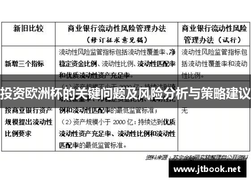 投资欧洲杯的关键问题及风险分析与策略建议